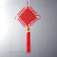 中式喜庆红线球大号中国结挂饰书房客厅装饰