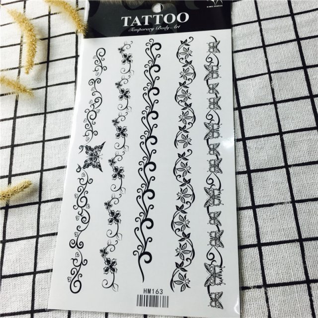 2017新款纹身贴男女防水持久小清新性感身体彩绘仿真纹身贴纸