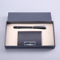 笔+名片盒礼盒套装 时尚高档商务礼品个性定制实用节日礼品 TDL37