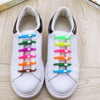 懒人鞋带成人儿童硅胶弹力松紧免系鞋带休闲运动彩色鞋带