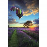 1000片高级杨木拼图-花海系列