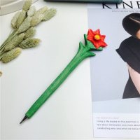红花 木制笔木雕笔
