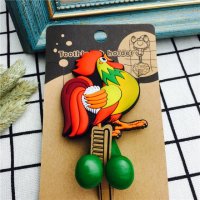 鸣叫公鸡 创意吸盘吸墙牙刷架