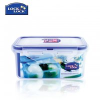 正品乐扣乐扣饭盒 普通型塑料饭盒长方形水果保鲜盒HPL811/600ml
