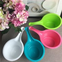 E-182ECO 简约安全环保家用水勺厨房加厚加深水瓢蓝色