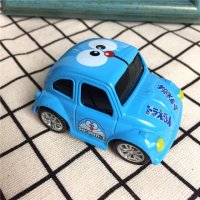 模型车 蓝色叮当猫小汽车模型玩具车