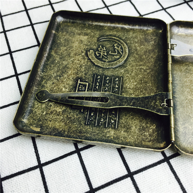 创意超薄香烟盒香烟夹便携男士香烟盒4