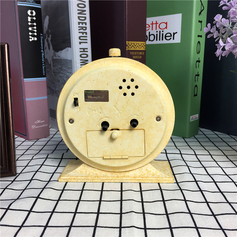 复古欧式田园创意闹钟懒人静音学生闹钟简约床头小闹钟座钟台钟5