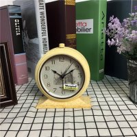 复古欧式田园创意闹钟懒人静音学生闹钟简约床头小闹钟座钟台钟