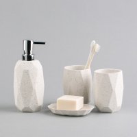 钻石砂岩卫浴四件套