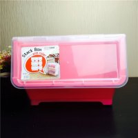 E-627 红色家居塑料衣物收纳箱杂物箱储物箱置物箱