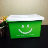 E-253/S 绿色笑脸家居收纳箱储物箱置物箱杂物箱