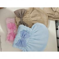 蝴蝶结干发帽（下单备注颜色）