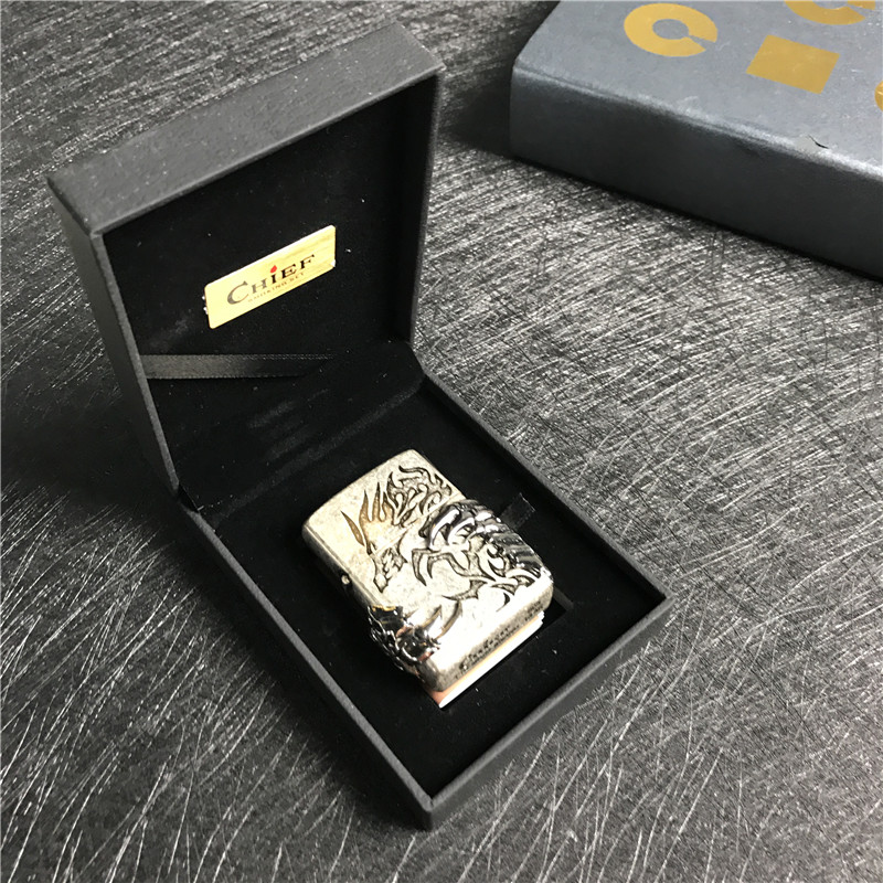便携防风金属打火机小巧时尚创意打火机点烟器1