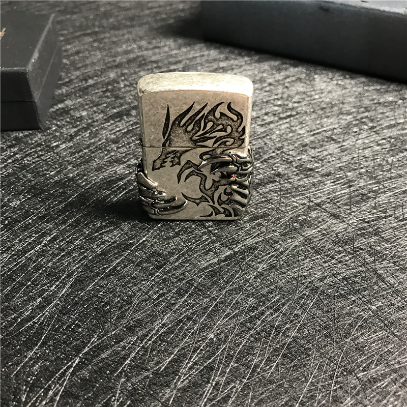 便携防风金属打火机小巧时尚创意打火机点烟器4