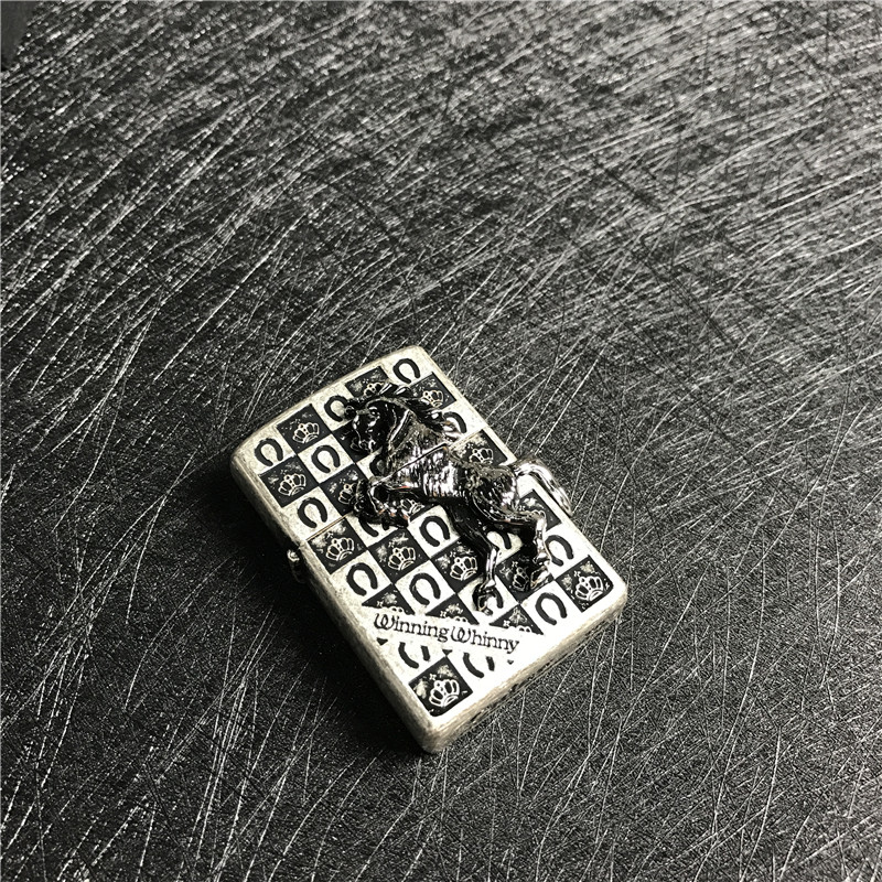 便携防风金属打火机小巧时尚创意打火机点烟器3
