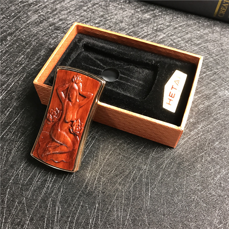 便携防风金属打火机小巧时尚创意打火机点烟器2