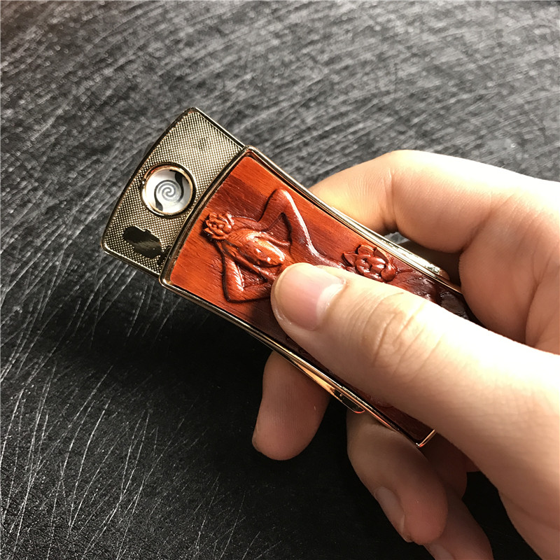 便携防风金属打火机小巧时尚创意打火机点烟器4