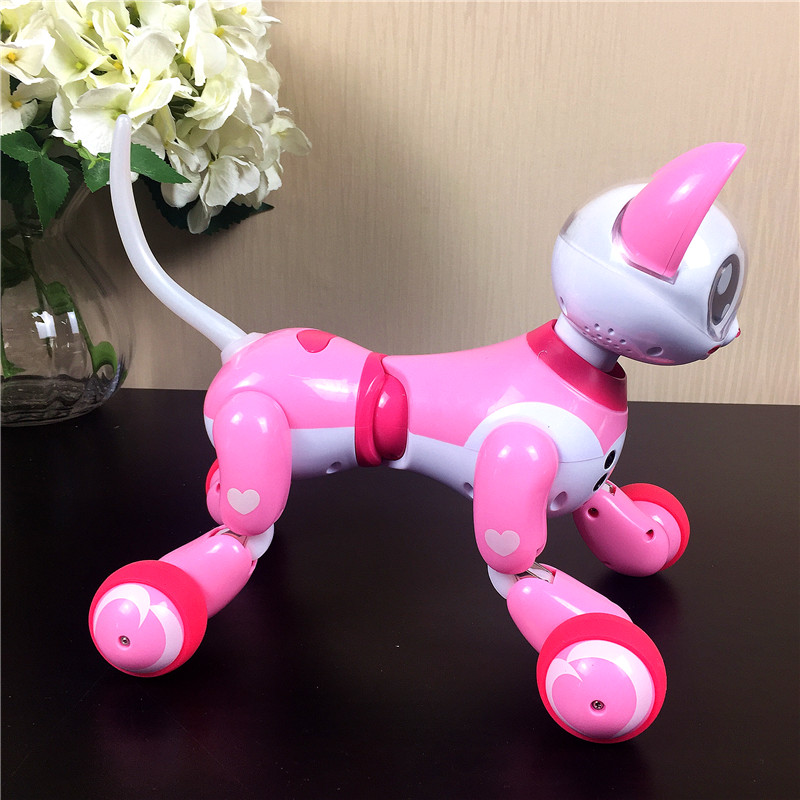 芭比系列粉色电子宠物电子猫猫新款创意电动遥控玩具6