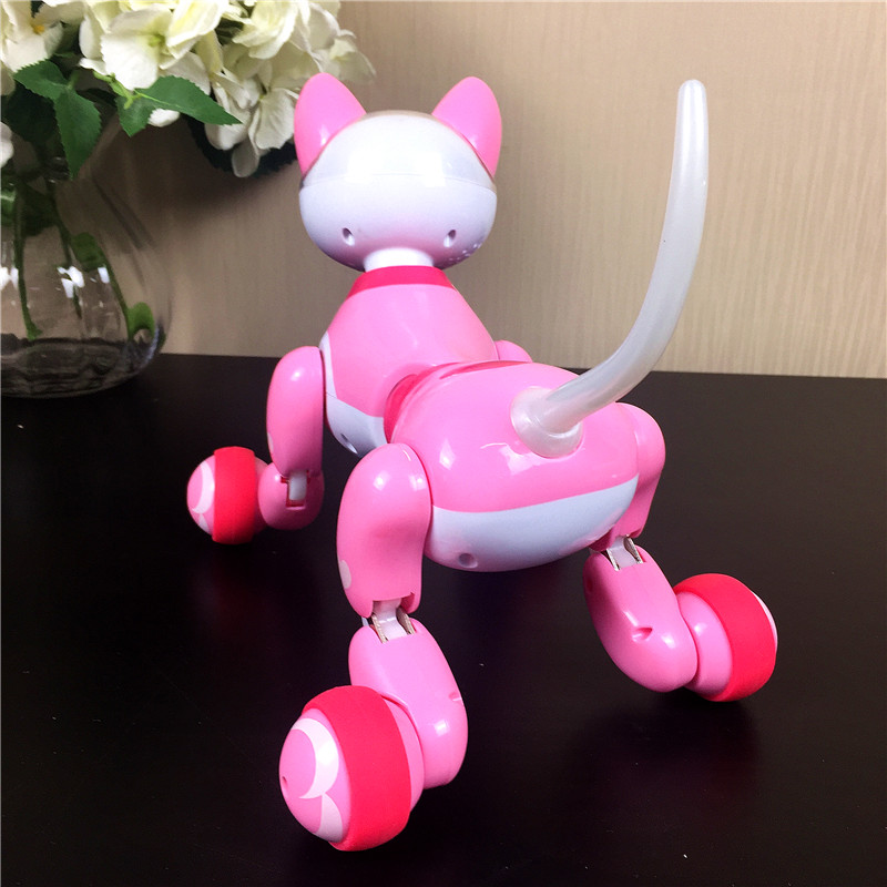 芭比系列粉色电子宠物电子猫猫新款创意电动遥控玩具5