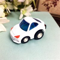 模型车 白色合金汽车模型玩具车