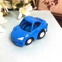 模型车 宝蓝色合金汽车模型玩具车