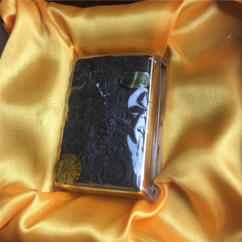 雕刻个性创意防风火机黑色3
