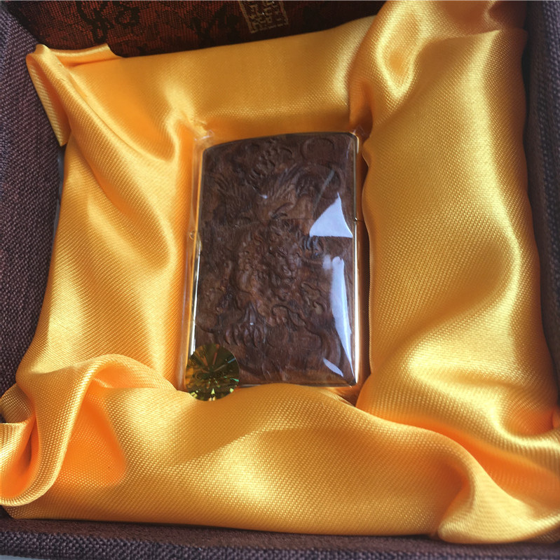 雕刻个性创意防风火机铜色3
