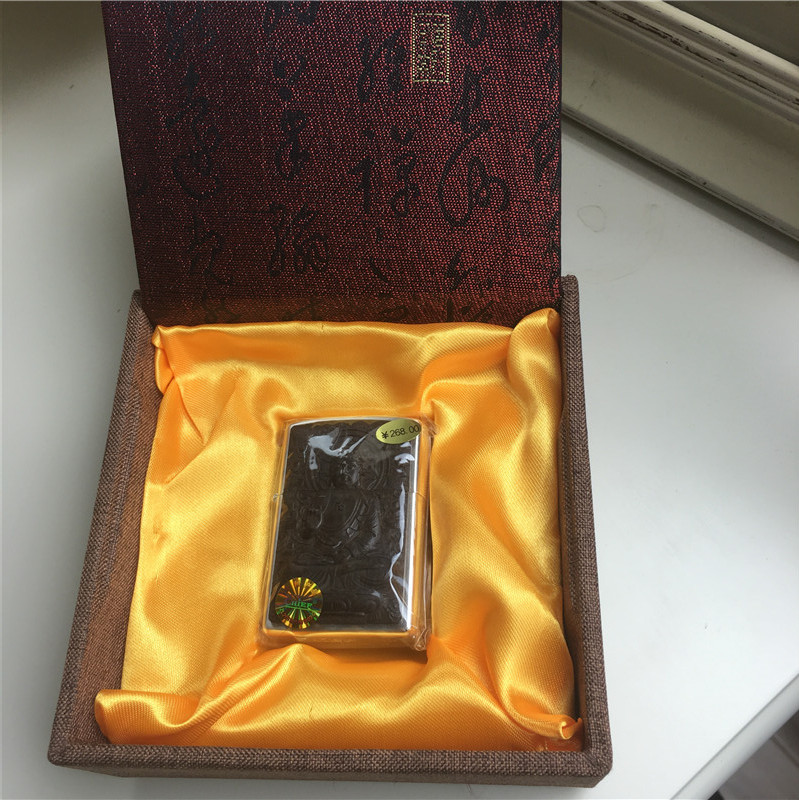 雕刻个性创意防风火机黑色2