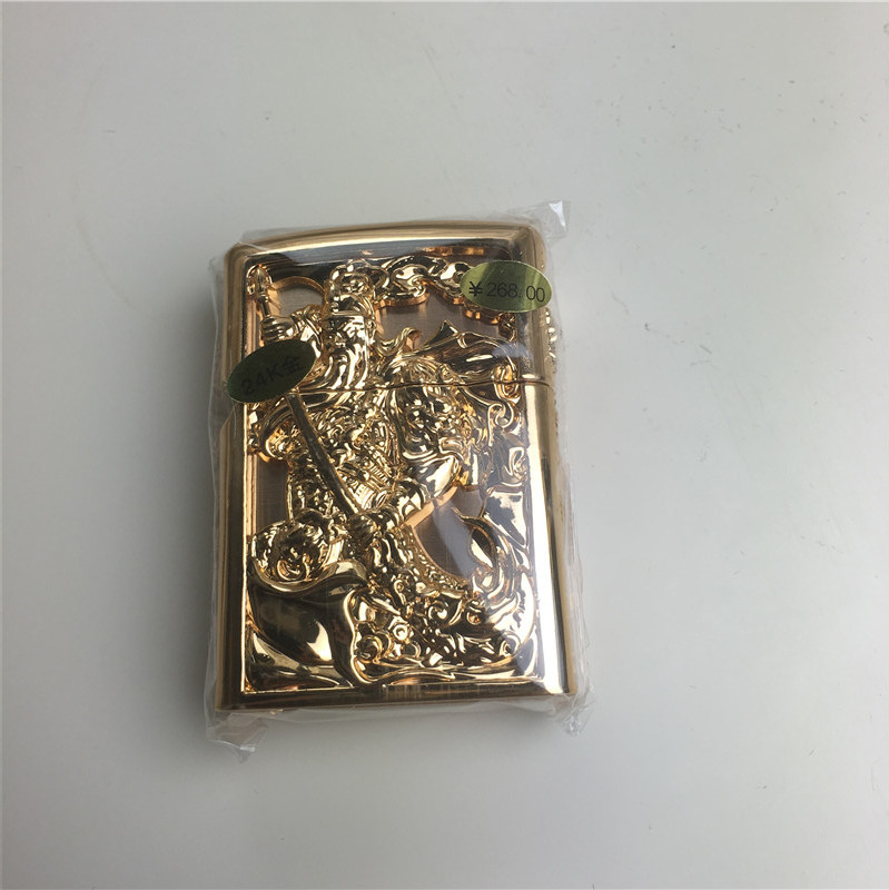 个性创意防风火机金色4