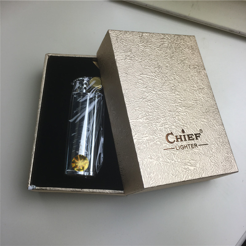 个性创意防风火机银色3