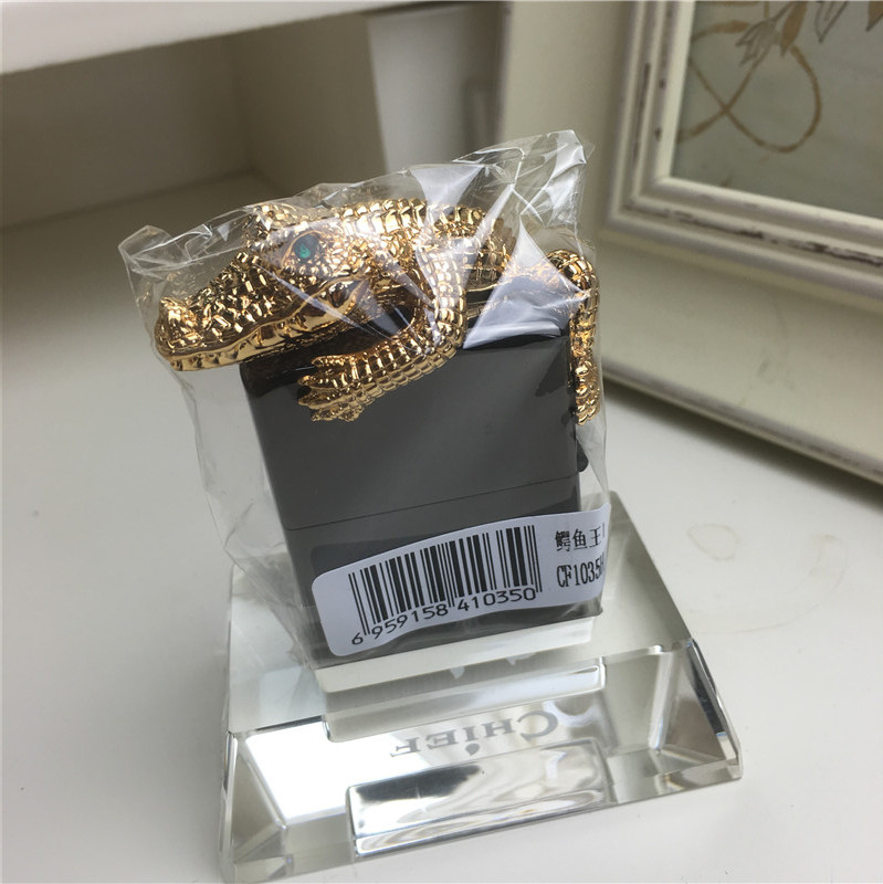 精雕个性创意防风火机银色5