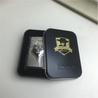 个性创意防风火机银色