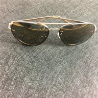 男女士太阳镜个性镜框 潮人多色大框镜时尚太阳眼镜装饰镜	茶色	不锈钢