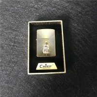 个性创意防风火机金色