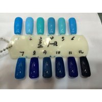 蓝色系列芭比胶