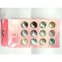 12格盒彩钻 甲贴饰品