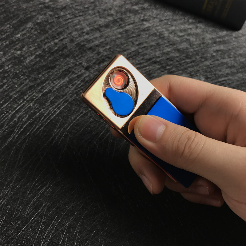 个性创意防风火机蓝色4