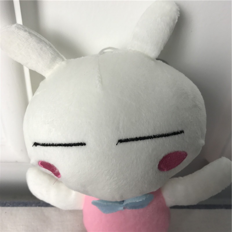 白色粉衣小白兔 PP棉 抱枕毛绒玩具送女友生儿童婚庆礼物2