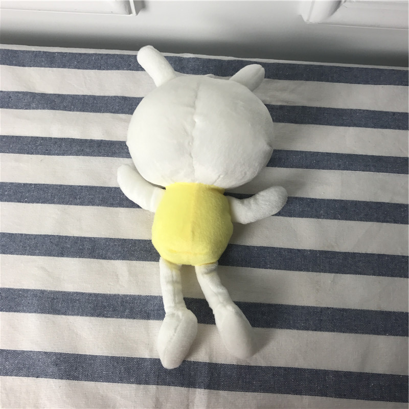 白色黄衣服小白兔	PP棉 抱枕毛绒玩具送女友生儿童婚庆礼物3