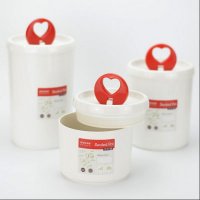雅奇 中号圆形 奶粉密封罐 茶叶食品保鲜储物罐防潮奶粉盒 大容量奶粉罐子