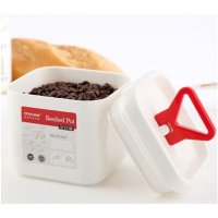 雅奇 中号方形 奶粉密封罐 茶叶食品保鲜储物罐防潮奶粉盒 大容量奶粉罐子