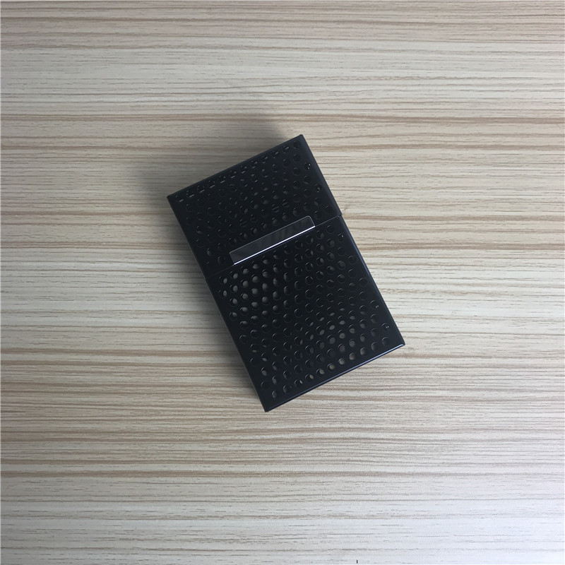 黑色	创意超薄香烟盒香烟夹便携男士香烟盒1