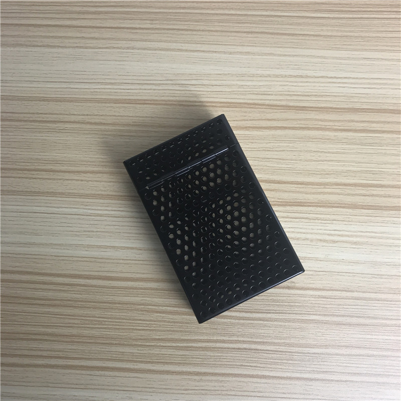 黑色	创意超薄香烟盒香烟夹便携男士香烟盒2