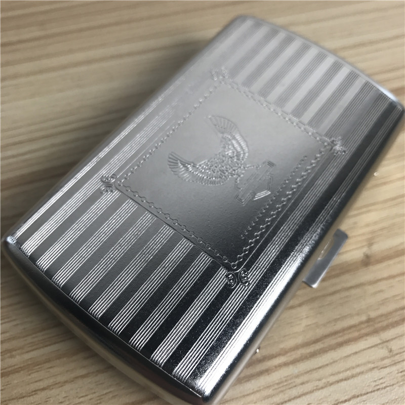 银色	创意超薄香烟盒香烟夹便携男士香烟盒2