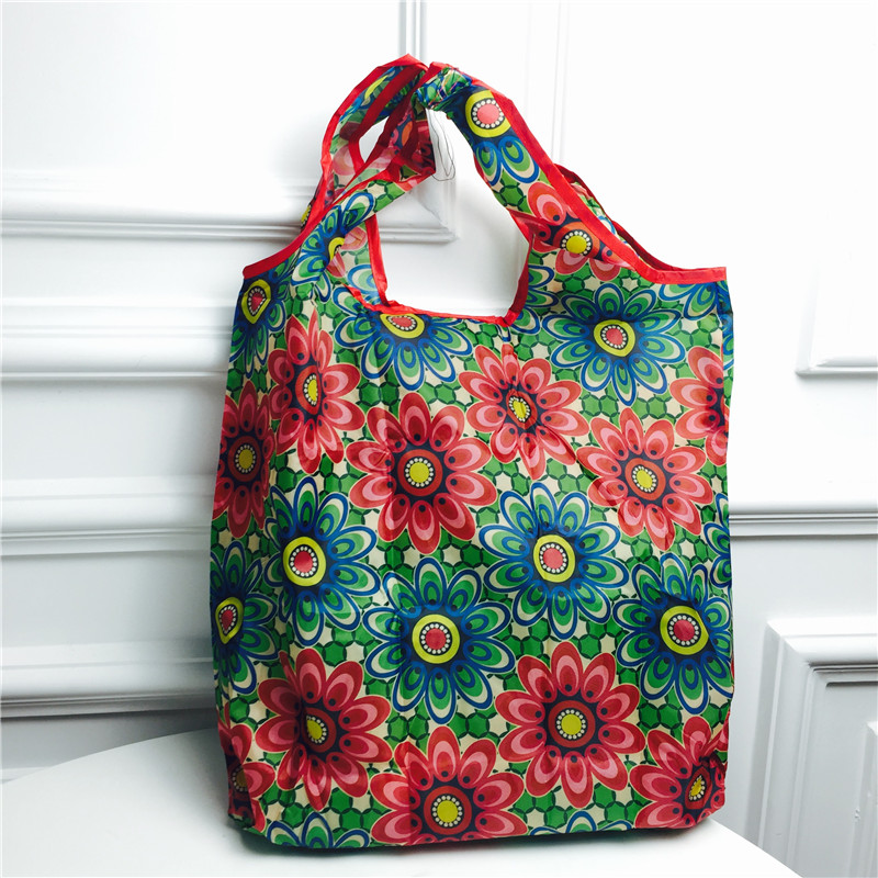 折叠购物袋时尚环保袋买菜包大容量手提袋子 小号5