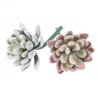 植毛宝石莲 手感肉肉植物 仿真花多肉植物工厂直销