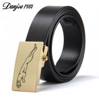 丹爵(DANJUE)商务休闲男士皮带 二层牛皮 时尚合金扣头腰带男 皮带33