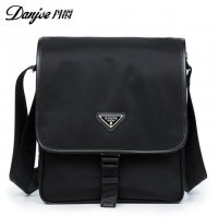 丹爵(DANJUE)牛津布时尚翻盖经典款实用轻巧布料男士休闲布包新款潮男包包8901-5