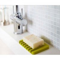 创意皂盒硅胶可沥水旅行便携浴室肥皂香皂盒防滑皂垫卫生间肥皂架（下单备注颜色）